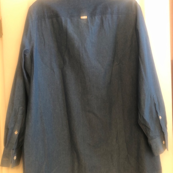 Dark Wash Denim Dress  NWTGS.  Size Small - Picture 10 of 11